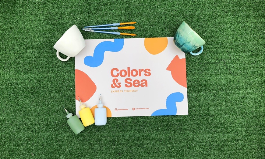 Image 8: Taller de pintura en cerámica con con copa de vino para 1 o 2 personas