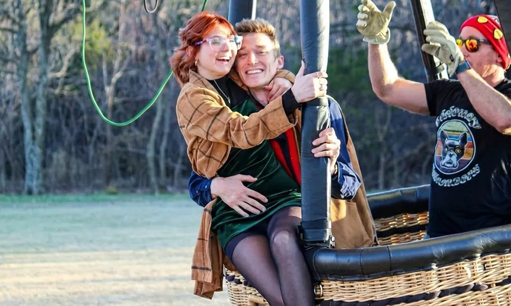 Experience Serene, Private Hot Air Balloon Flights for Two Over Coachella Valley