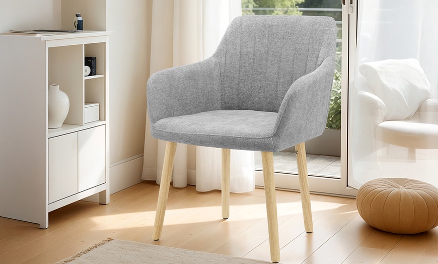 Image 5: 'Dora' eetkamerstoel met Scandinavisch ontwerp