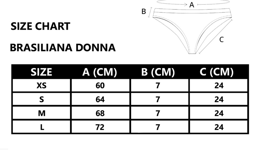 Image 30: 6 slip brasiliana da donna Pyrex