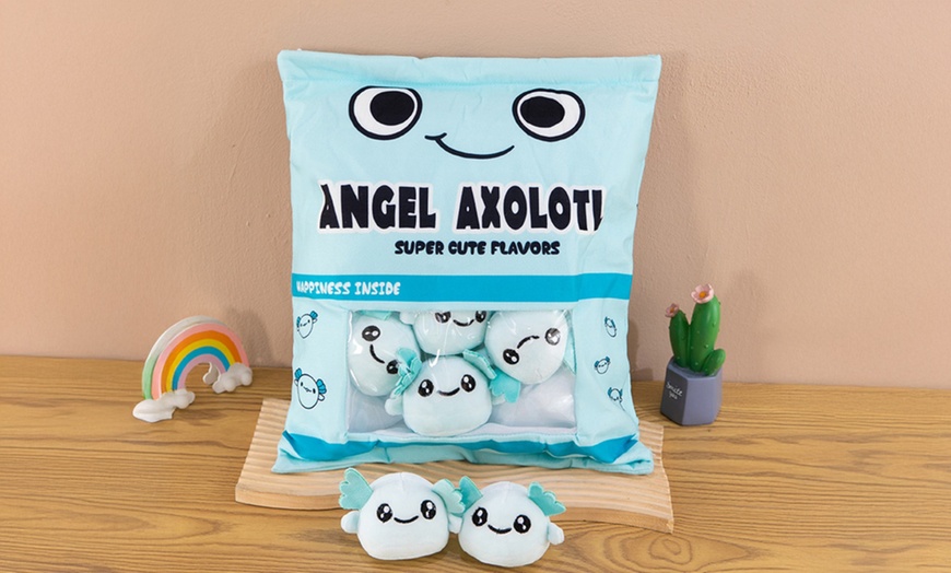 Image 9: Cute Cartoon Plush Stuffed Back Cushion