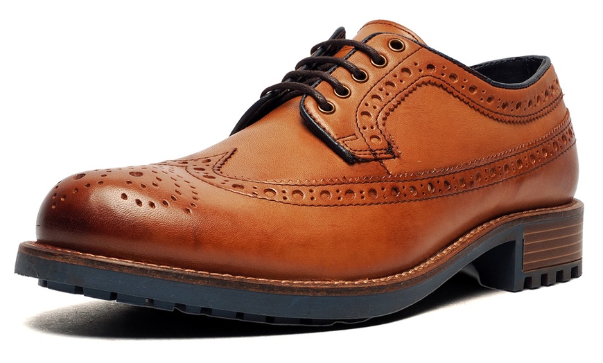 Image 3: Cotswold Poplar Brogue Men's Leather Shoes