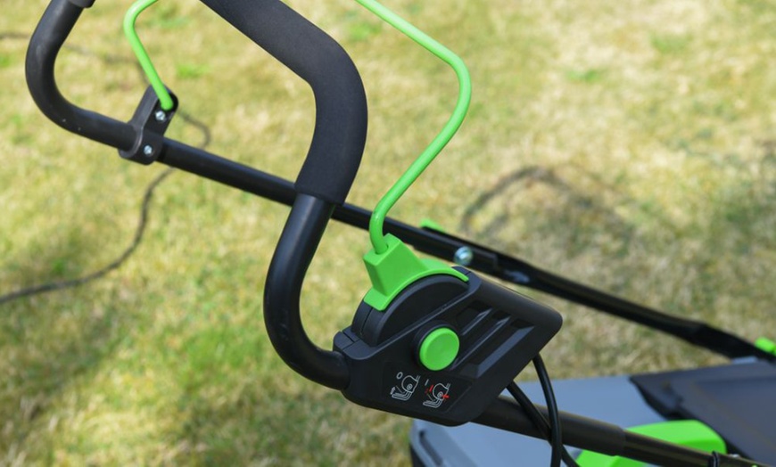 Image 6: Aerotek 1600W Lawn Mower and 12V Grass Trimmer