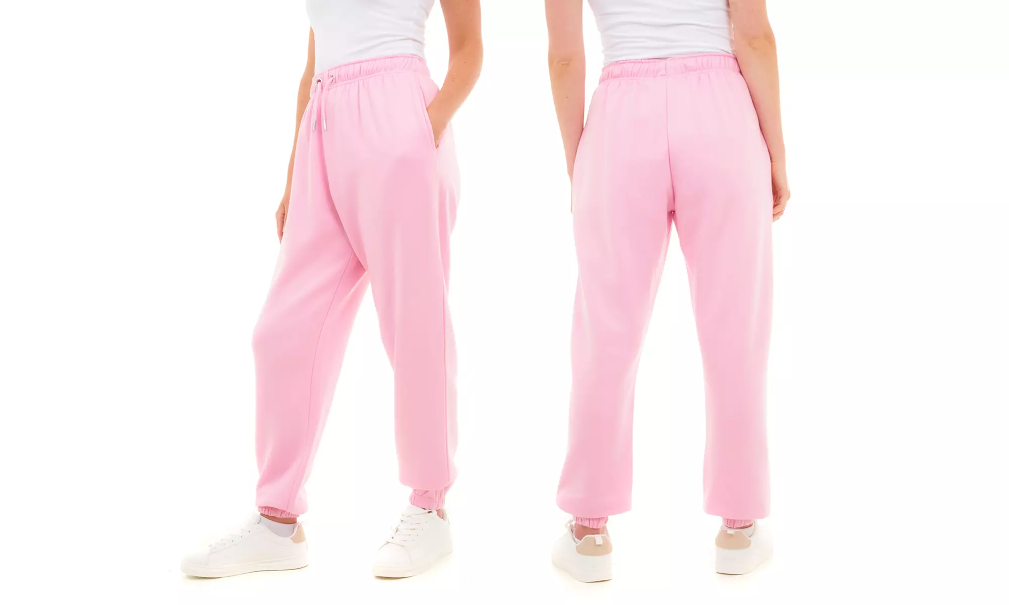 Oversized Women’s Joggers with Cuffed Hem and Pockets