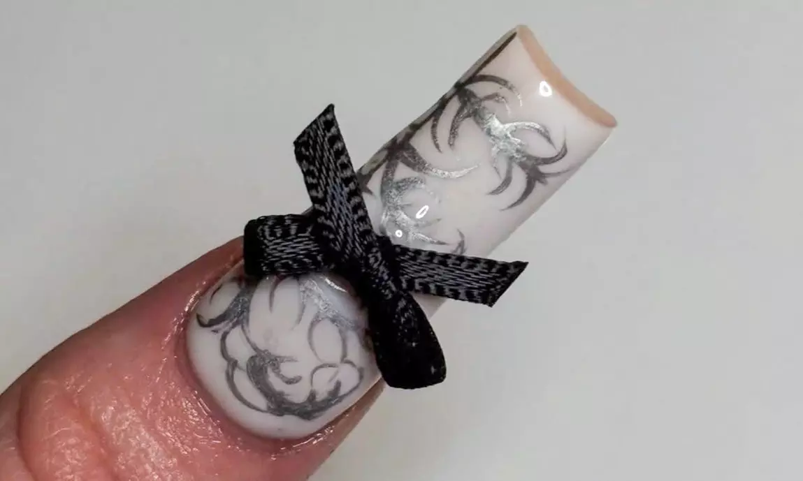 Structured Gel Manicure with Designs OR Acrylic Nails with Designs