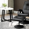 Image 7: HOMCOM Recliner Massage Chair with Footstool