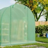 Image 3: Outdoor Walk-in Tunnel Steel Greenhouse with PE Cover