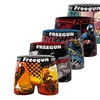 Image 5: Lots de 5 boxers en microfibre divers univers FREEGUN pour homme