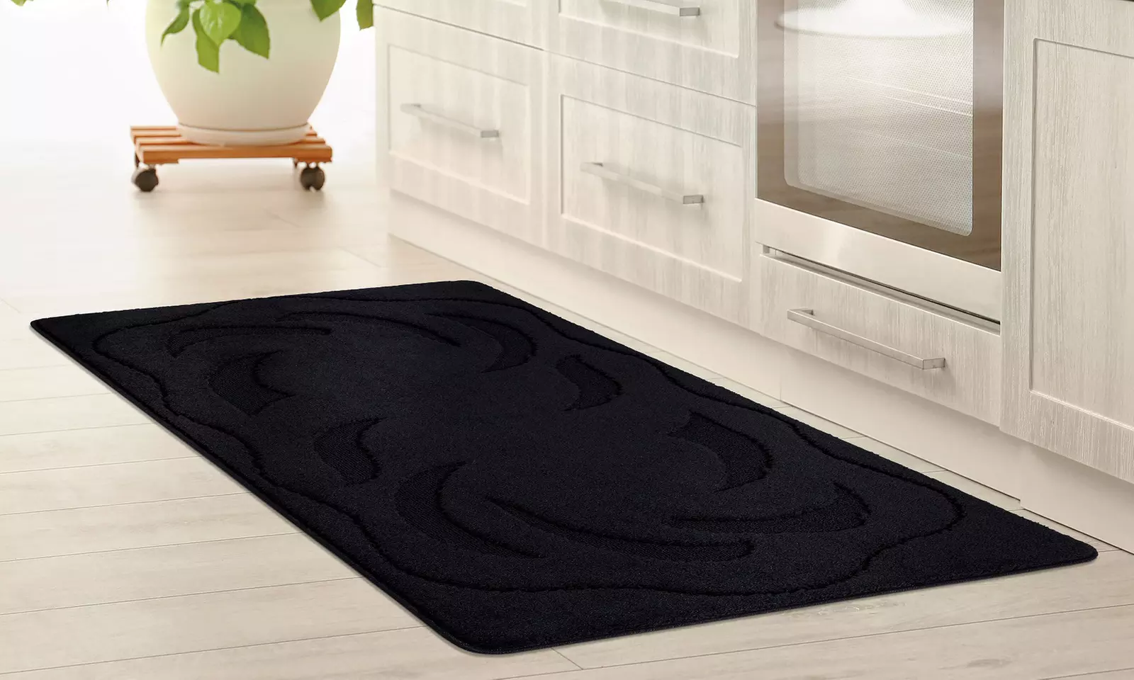 Ovalack Machine Washable Non Slip Door Entrance Mats