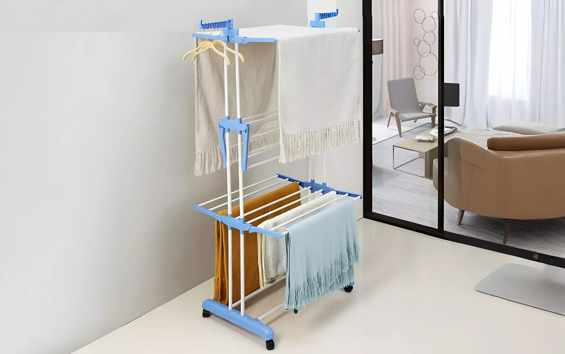 Verrijdbaar droogrek