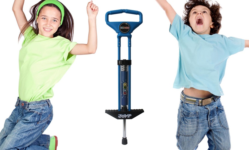 Image 1: Kids' Blue Pogo Stick