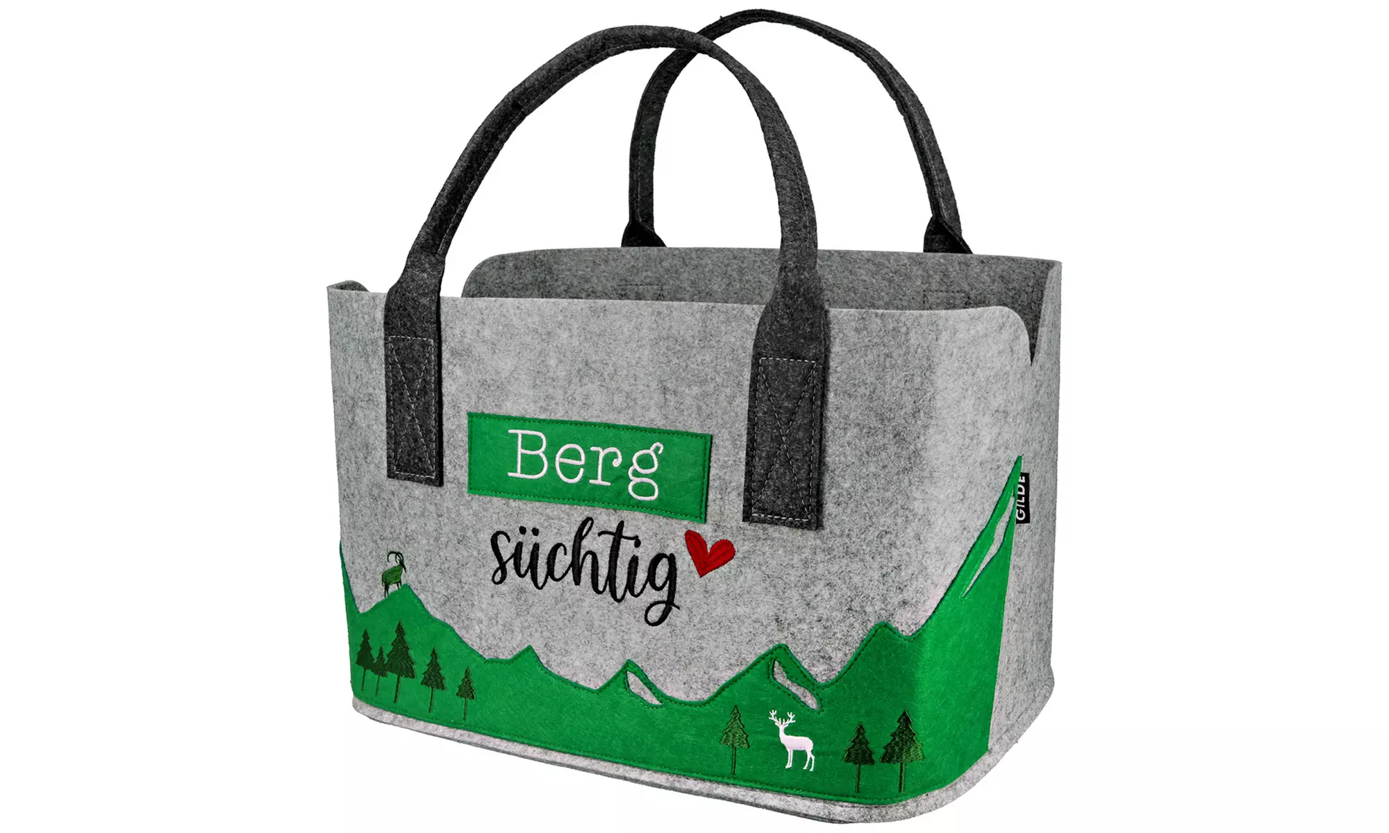 GMD Living Filztasche mit besticktem Motiv