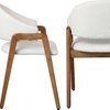 Image 5: Sillas de comedor tapizadas con patas de madera Woolden, de Doosense