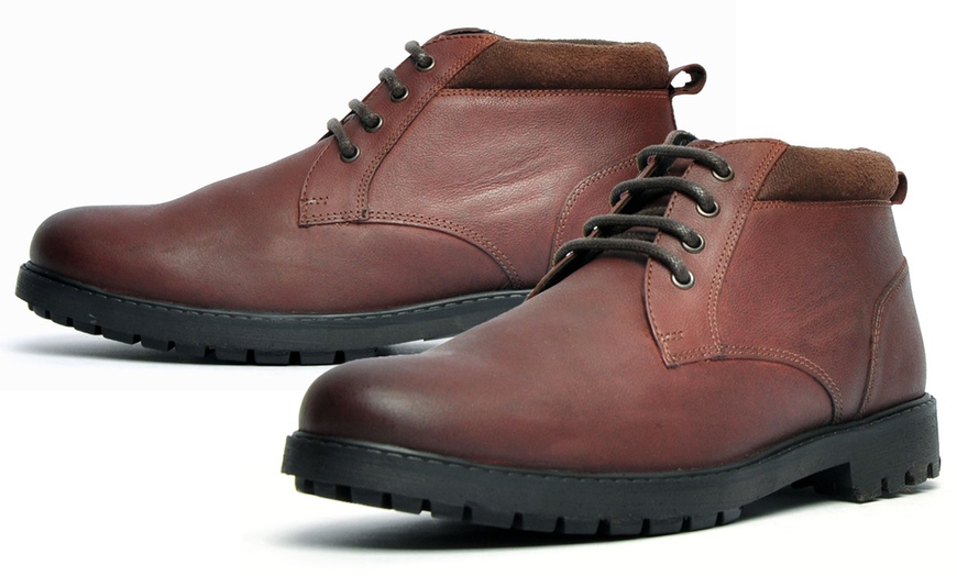 Image 2: Oaktrak Ballard Men's Leather Boots