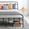 Image 1: HomCom Metal Bed Frames in Various Sizes and Colours