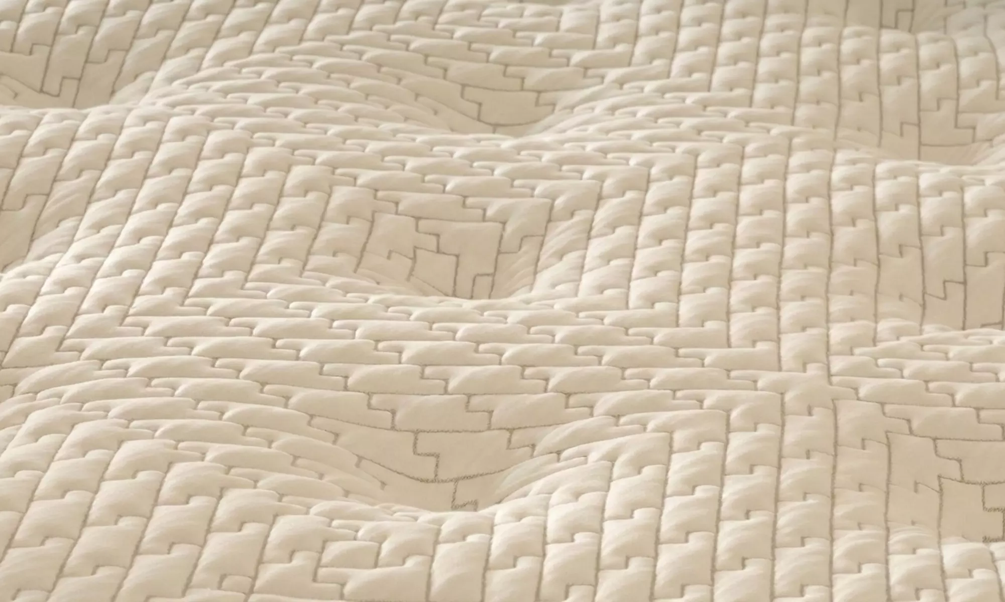 Jigsaw Pocket Sprung Mattress with Wool & Memory Foam - 23cm Deep