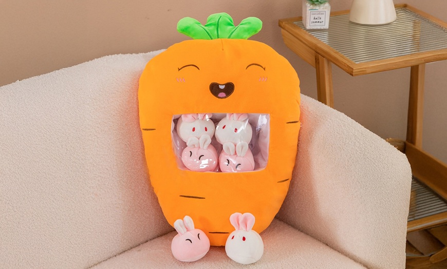 Image 17: Cute Cartoon Plush Stuffed Back Cushion