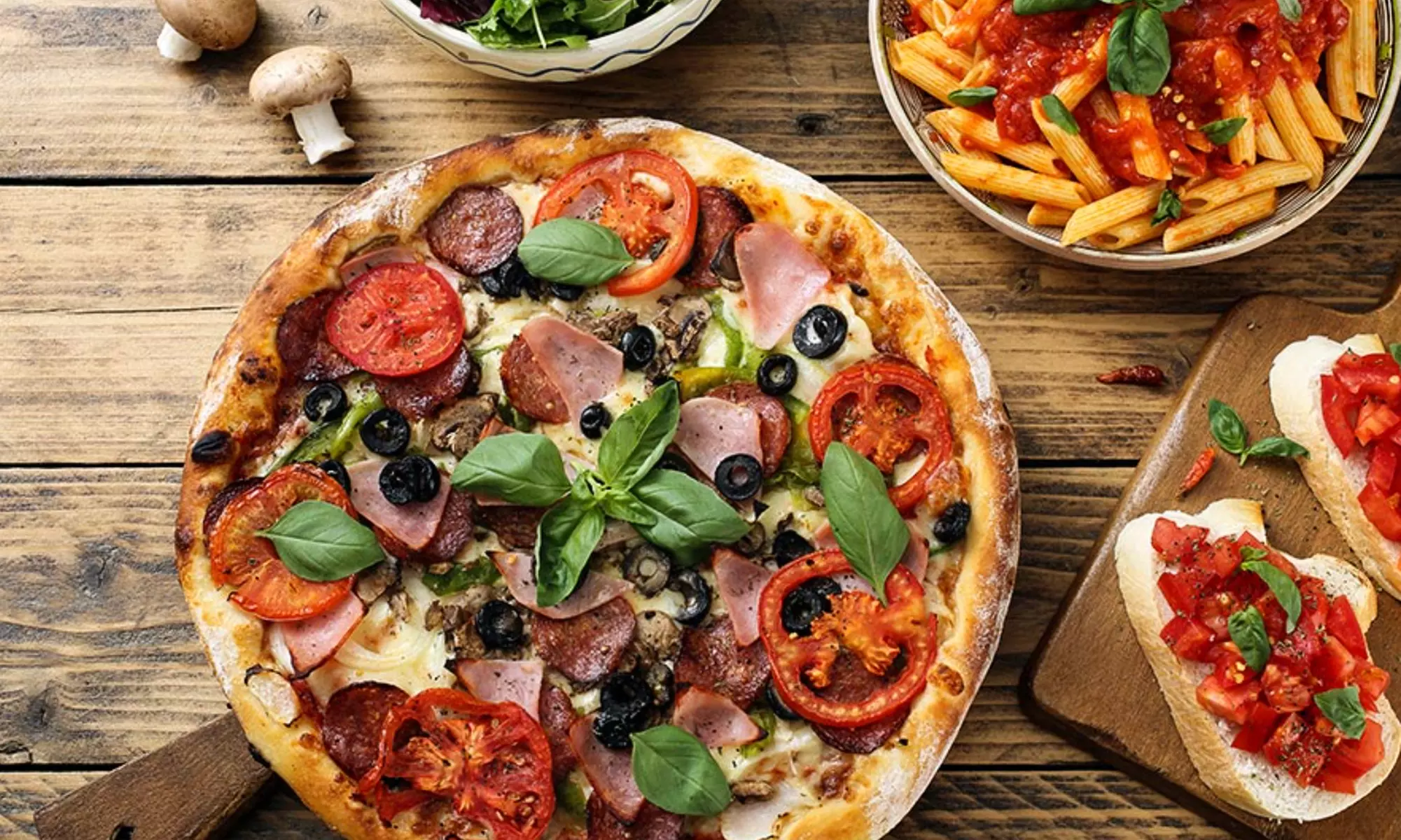 Italienisches 2- od. 3-Gänge-Menü