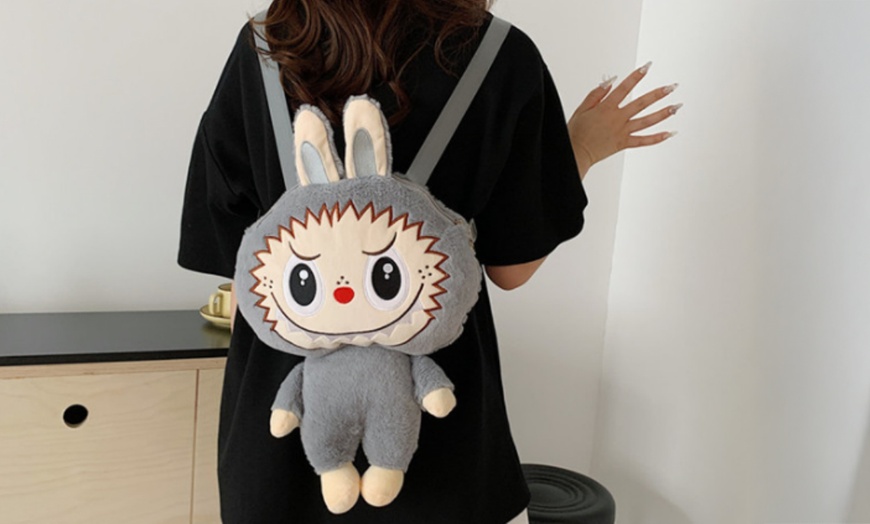 Image 14: Labubu Inspired Backpack or Crossbody Bag