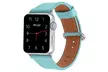 Waloo Genuine Leather and Stainless Steel Buckle Apple Watch Band - Second Medium