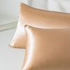 Image 5: 21 Momme Pure Silk Hotel Grade Pillowcase Pair