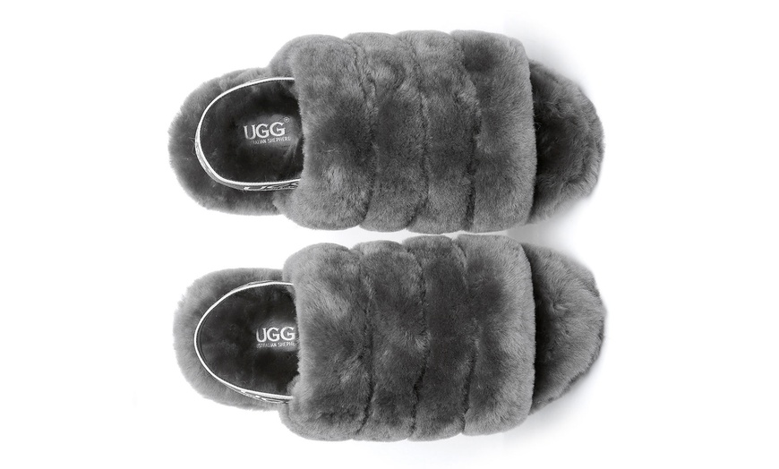 Image 8: UGG Puffy Slippers