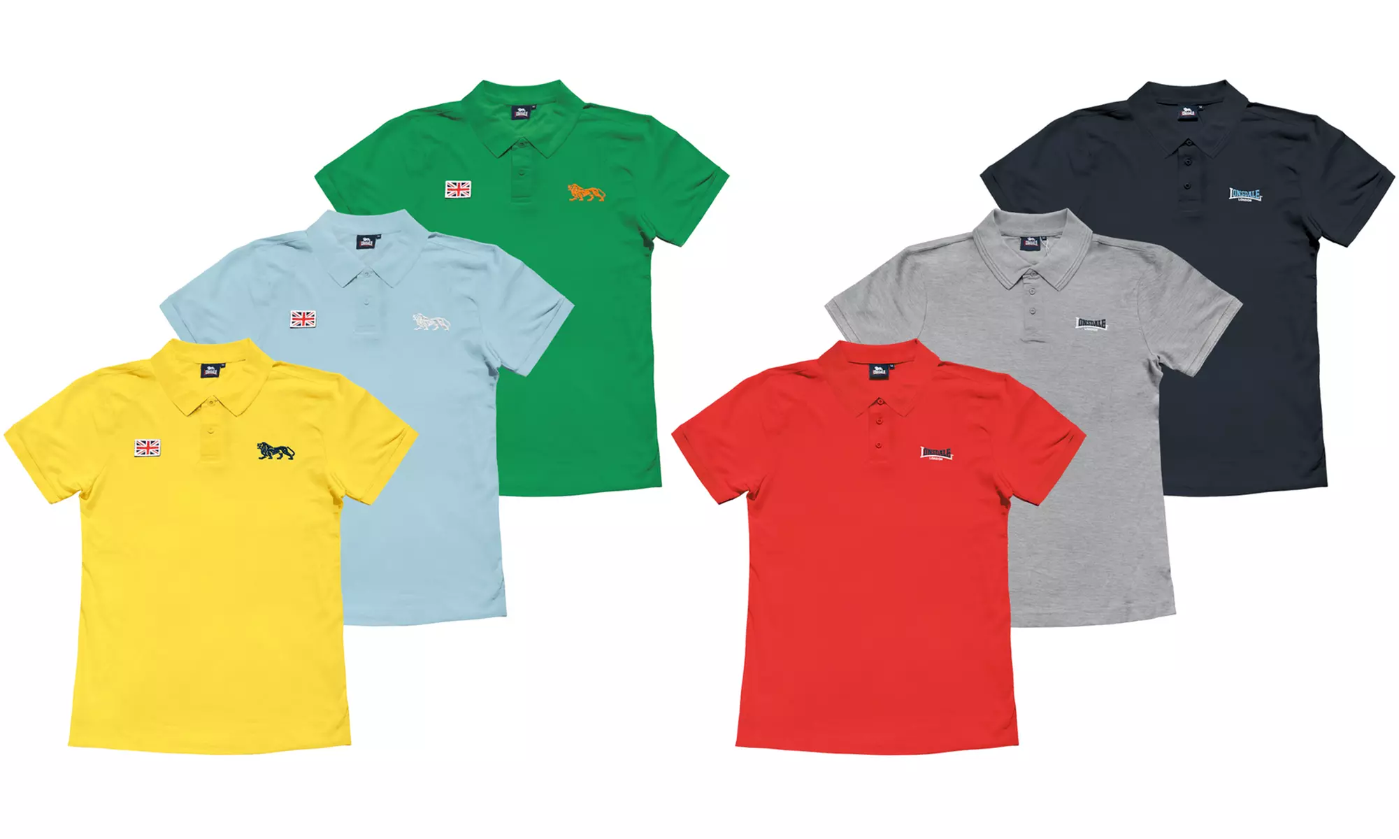 Polo da uomo Lonsdale in cotone