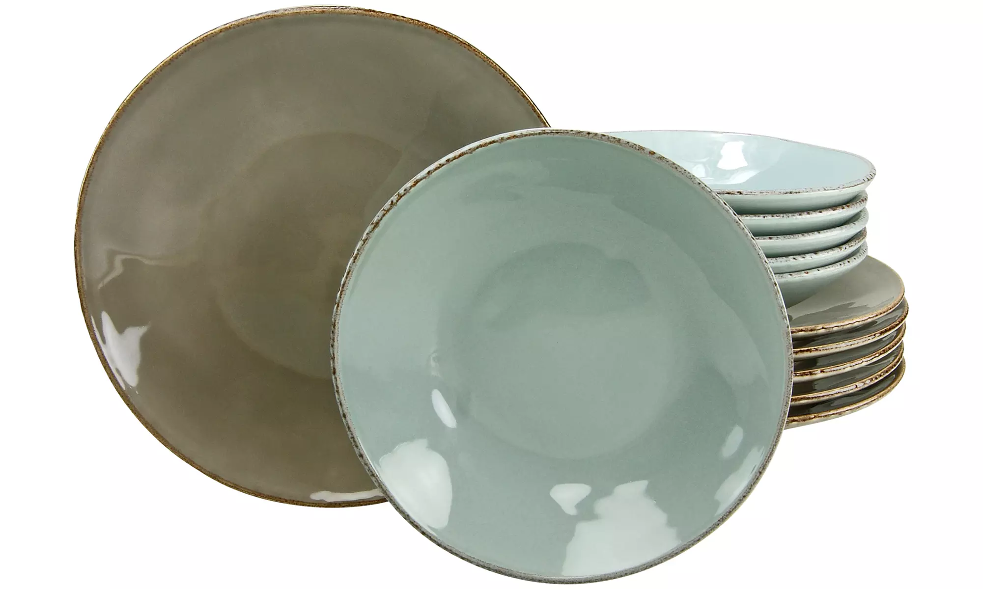 CreaTable 12-tlg. Tafelservice 18-tlg. Kaffeeservice oder 16-tlg. Kombiservice Organic Oslo oder Ella - Second Medium