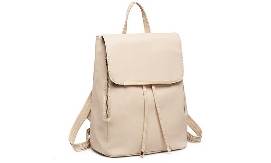 Image 18: MISS LULU Women's Fashion Lightweight Elegant Daily Backpack
