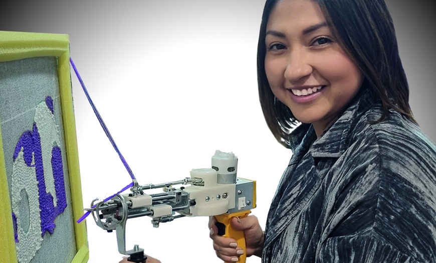 Image 7: Diseña tu propia alfombra: taller de tufting de 2,5 horas para 1
