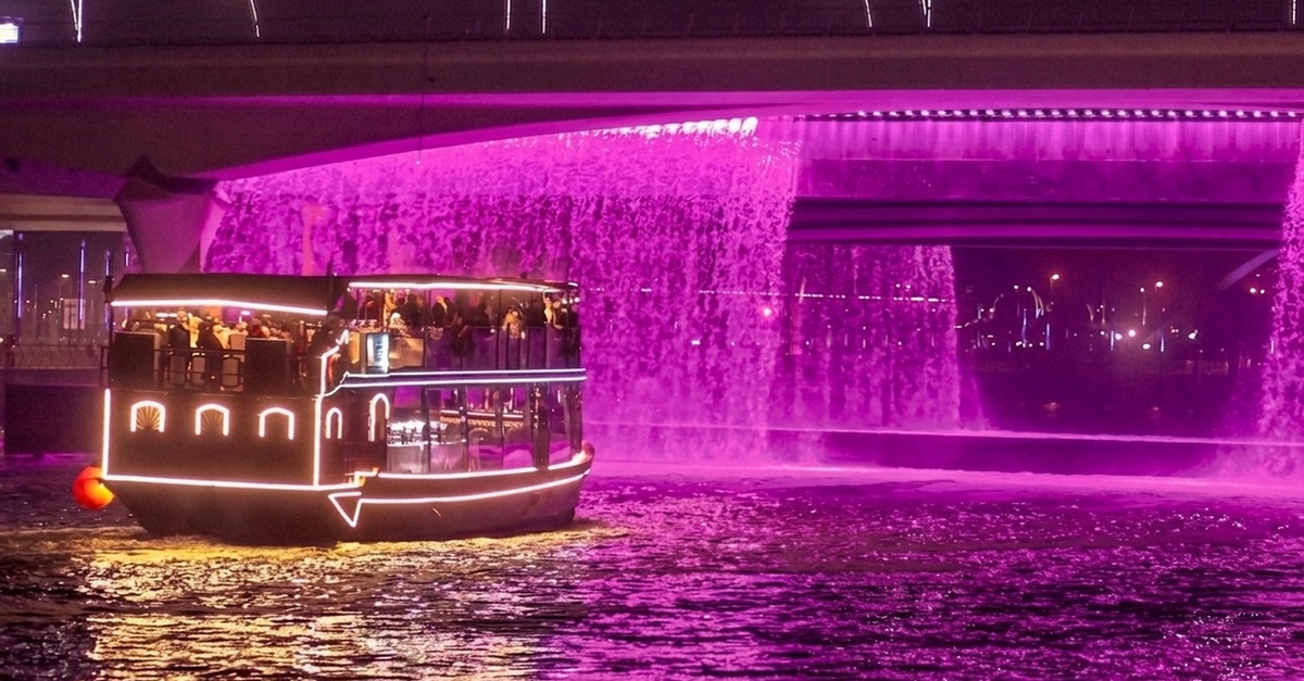 Luxury Dubai Canal Cruise With Soft Or House Beverages Luxury Dubai Canal Cruise With Soft Or House Beverages