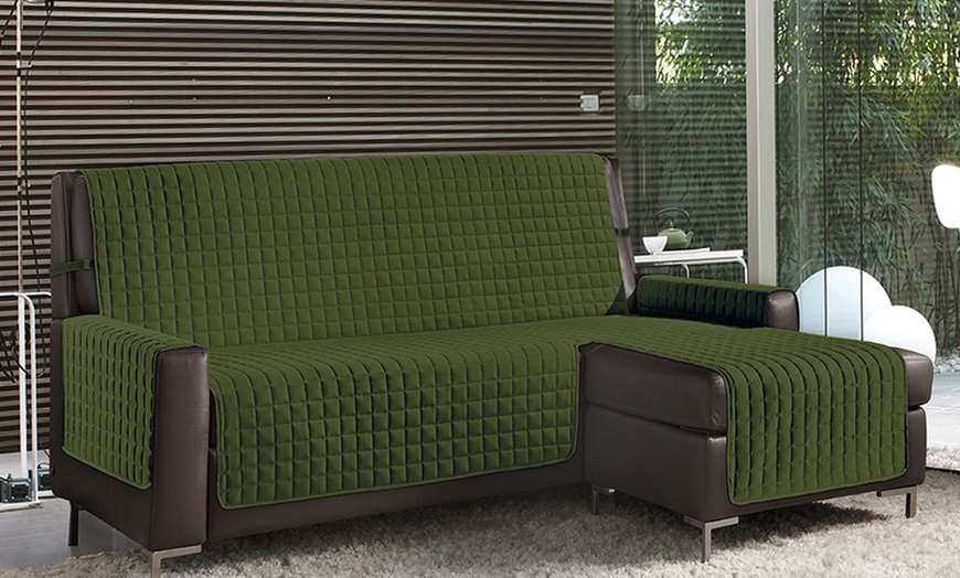 Image 30: Omkeerbare gewatteerde bankhoes