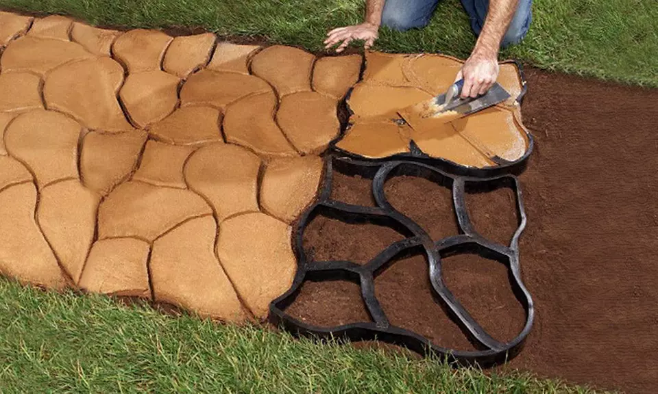 Moule à pavé béton pour jardin modèle hexagonal - Primary Image