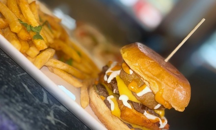 For One: Choice Of Burger with Fries and a Hot/Cold Drink - TASTE the Experience