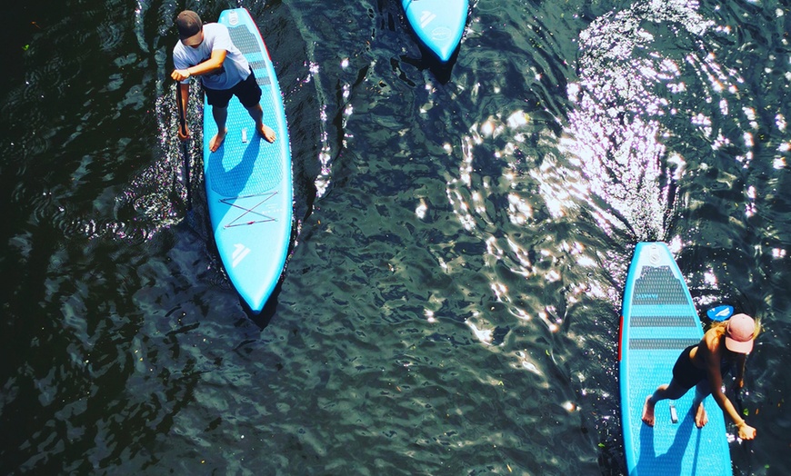 Image 2:  Standard SUP-Board-Verleih für 1-2 Personen für 2 oder 3 Stunden