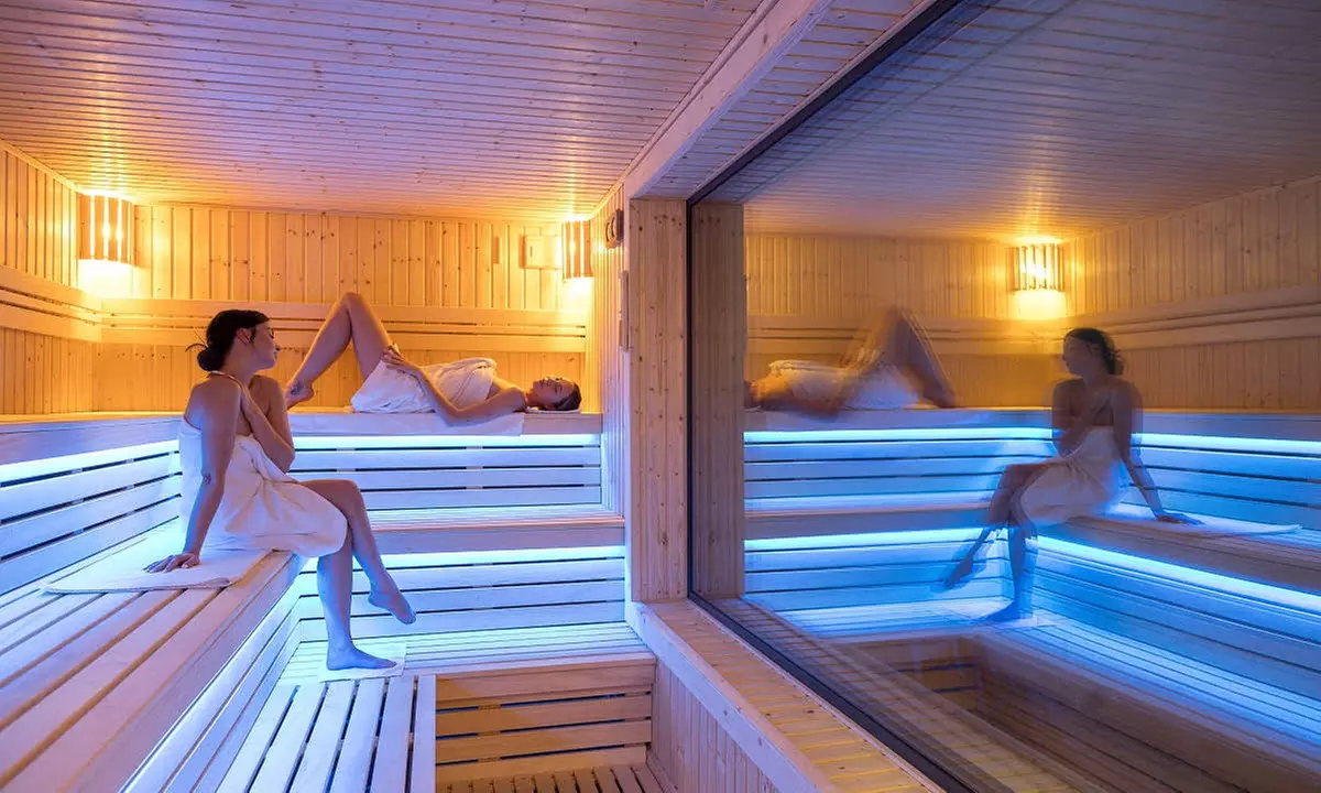 Wejście do sauny na plaży z pakietem saunowicza dla 1 osoby