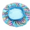 Image 10: Women Satin Night Sleep Cap Hair Bonnet Hat Silk Head Cover Wide Elastic Band