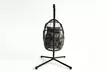 Luxury Garden Hanging Egg Chair with Plush Cushion and Headrest - Image 4