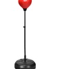 Image 2: Costway Boxing Punching Bag w/Height Adjustable Stand Boxing Gloves