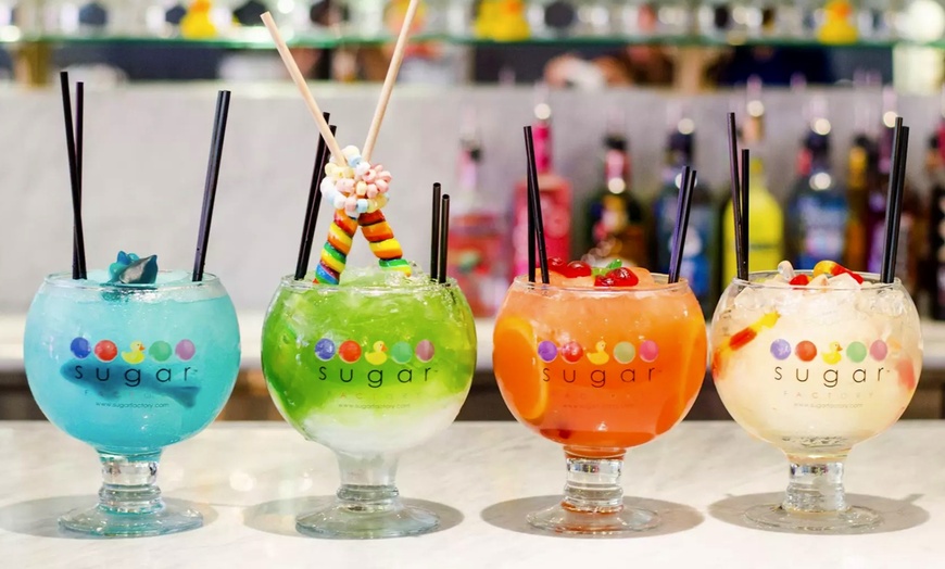 Image 5: $100 Dining Credit or NYE Open Bar Party at Sugar Factory Las Vegas (Up to 31% Off)