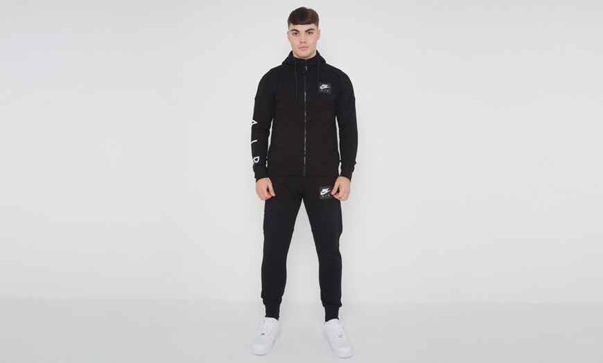 Image 1: Nike Men's Air Max Fleece Slim Fit Joggers