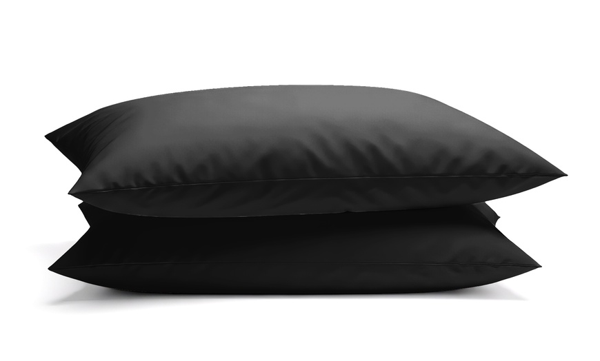 Image 22: Coppia di federe in 100% cotone certificato