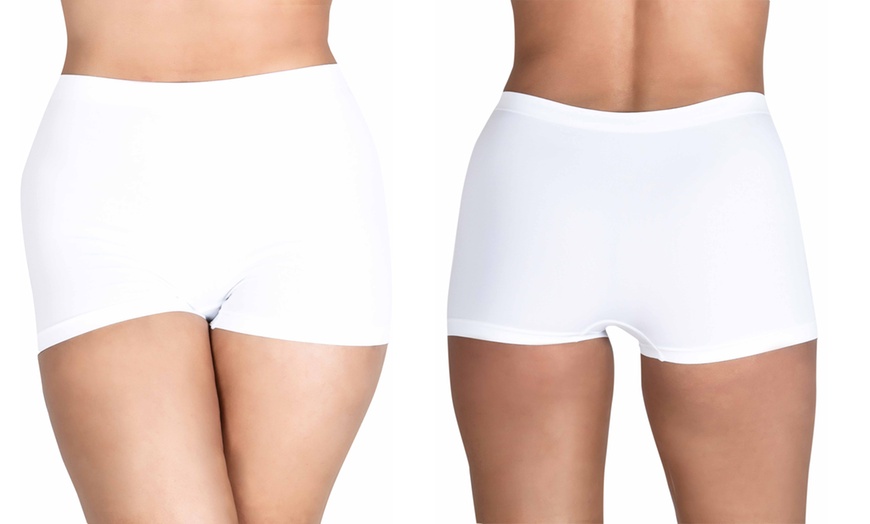 Image 17: Women's High Waist Boxer Shorts