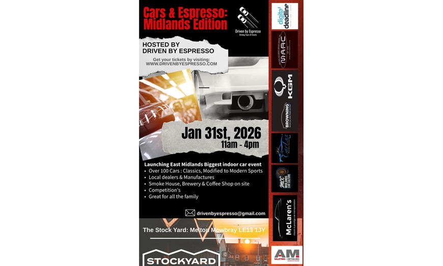 Image 1: One Child, Adult or Family or Two Adult Tickets to Cars & Espresso