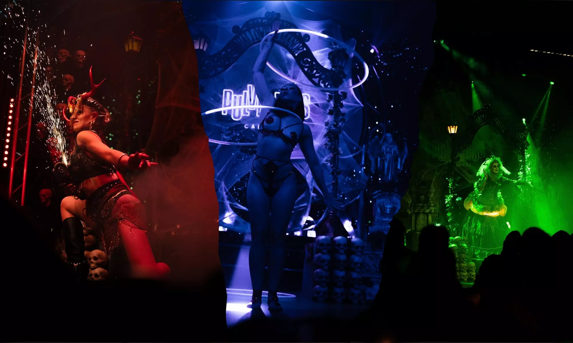 Bestplatzticket für PULVERLESQUE – Halloween Edition vom 3.10. bis 3.11.2025 im Pulverfass Cabaret (35% sparen) - Second Medium