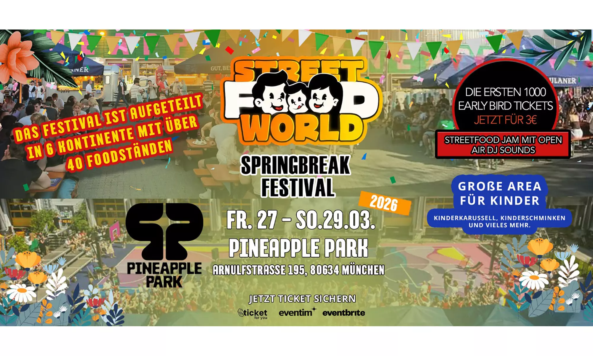 Streetfood World – Springbreak Festival 2026 vom 27.03. – 29.03.26