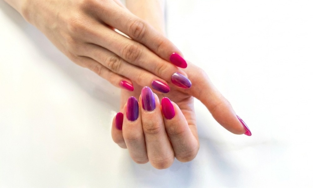 Pamper with a Gel Polish Manicure and Acrylic Full Set Active Length