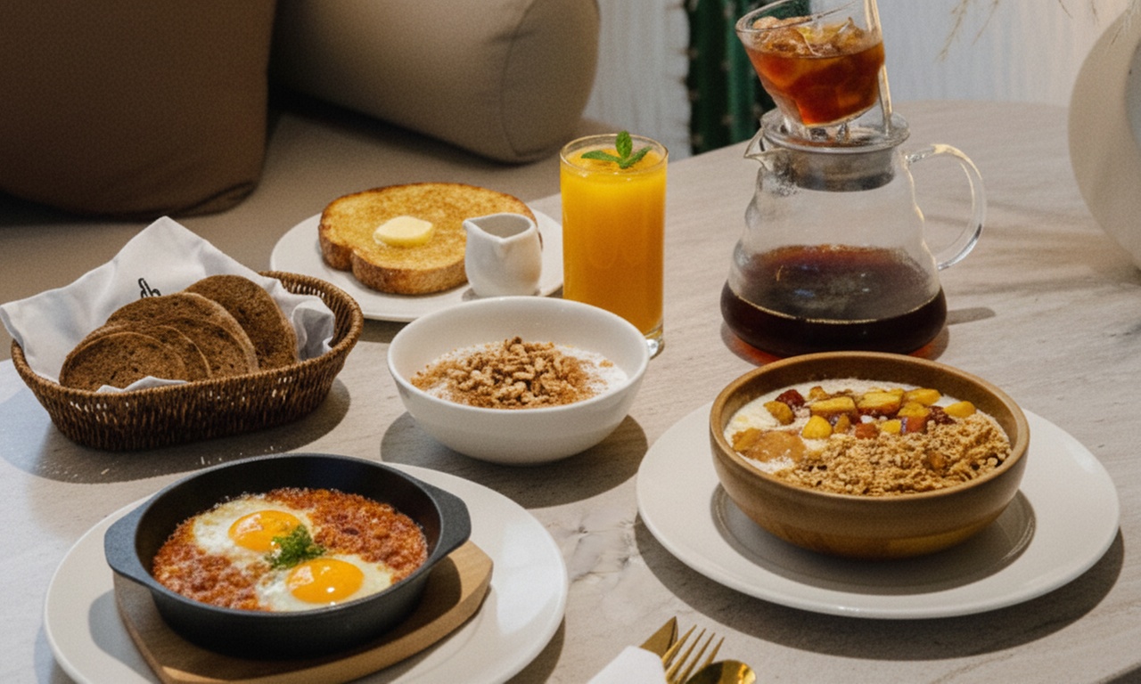 Breakfast Menu Credits: AED 50 • AED 100 • AED 200 at Cacti Restaurant