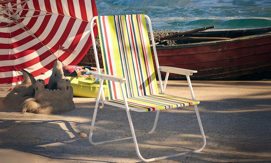 Image 31: Sedia da spiaggia pieghevole Flamingo