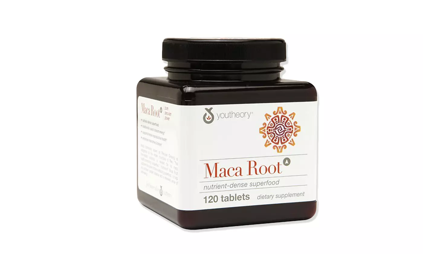 YouTheory Maca Root Superfood Dietary Supplement (120 Tablets) - Primary Image